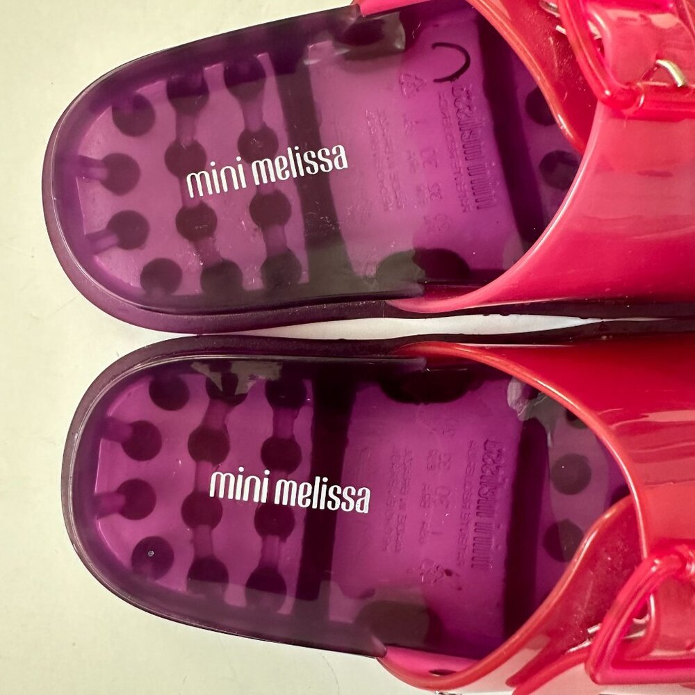 Mini Melissa Wide Slide urple Slip ons Sandals Size US1 - Picture 7 of 13
